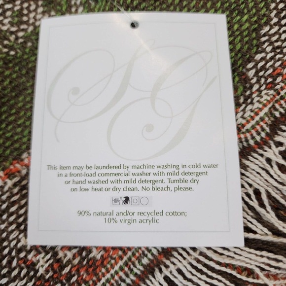 Tapestry Blanket Joshua 24 : 15 As For Me & My House We Will Serve the LORD New - Picture 7 of 10